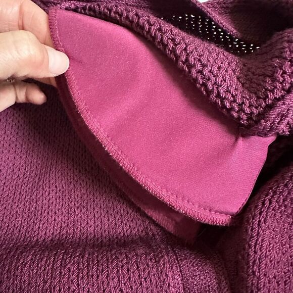 Vintage Marie St John Knit Burgundy 2 Piece Cardigan Pant Set - Picture 7 of 16